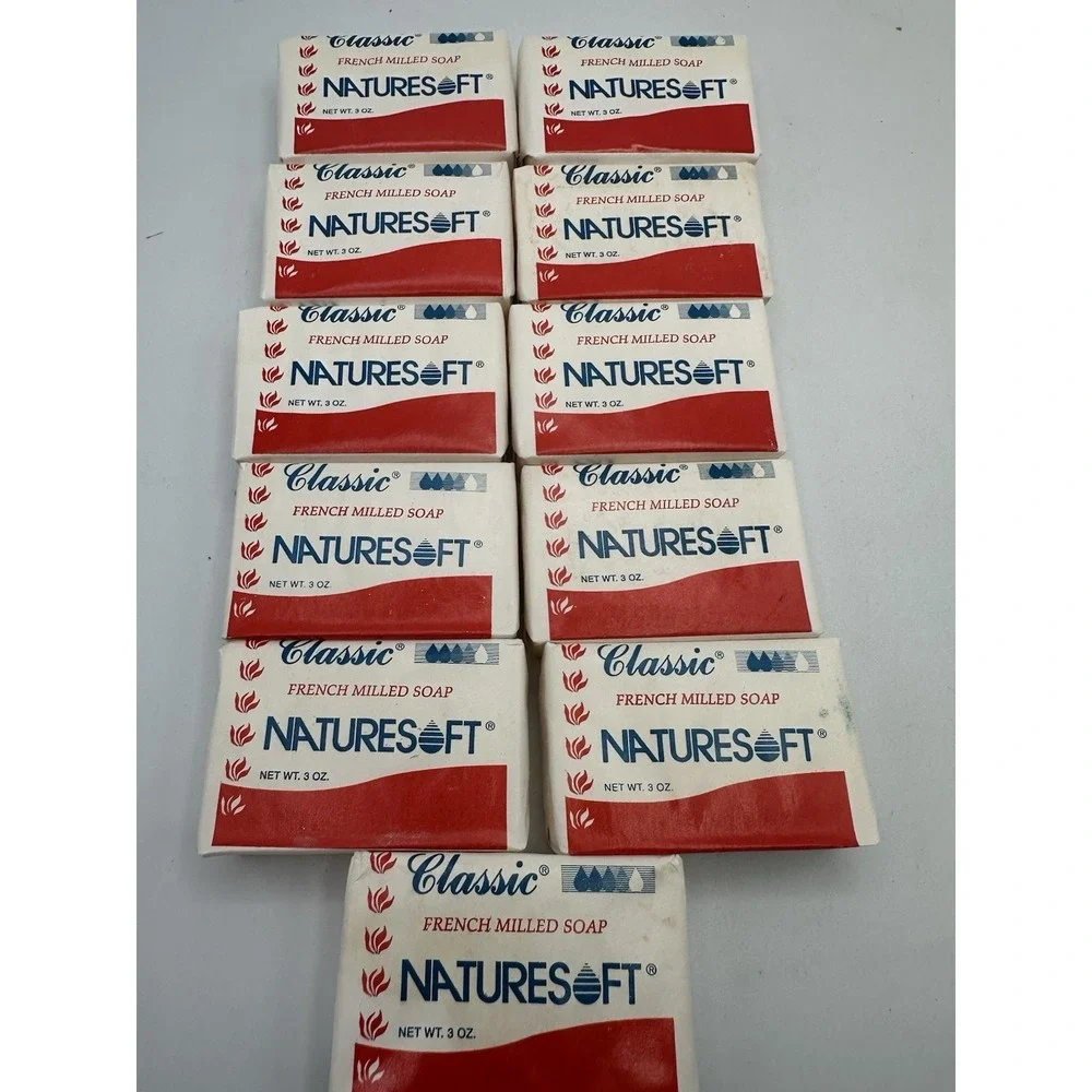 11 Bars Naturesoft Classic French Milled Soap bar Modern-wa Indianapolis USA New